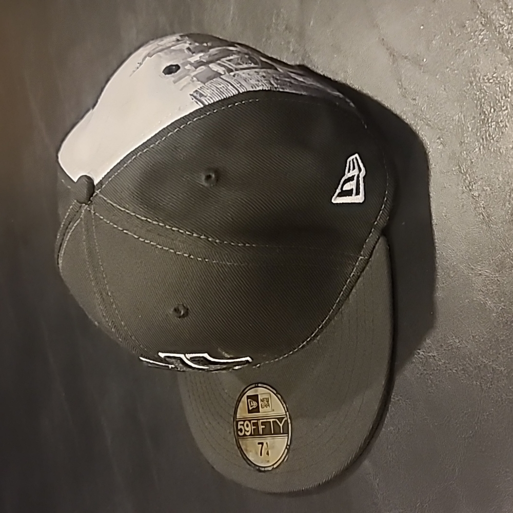 New Era 59Fifty New York Yankees fitted cap city skyline black 7 1/4